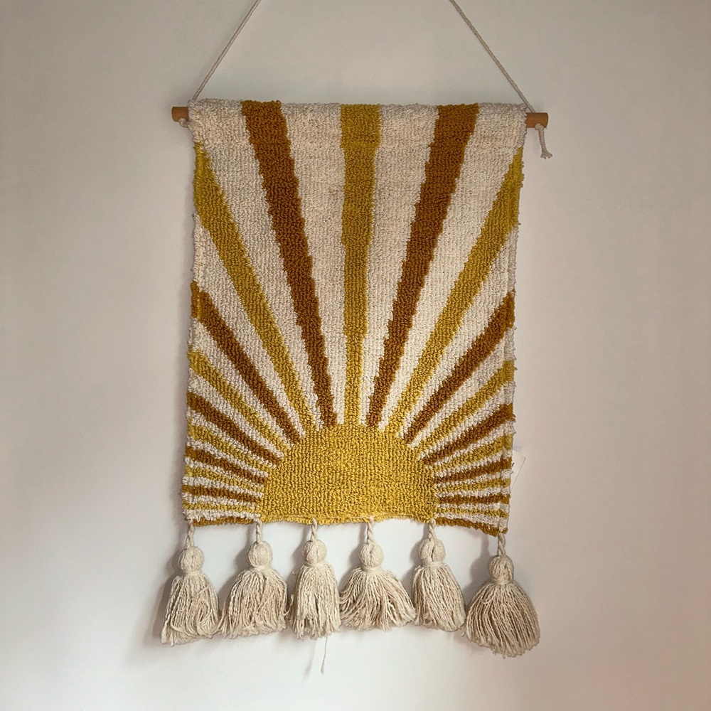 Knit wall art